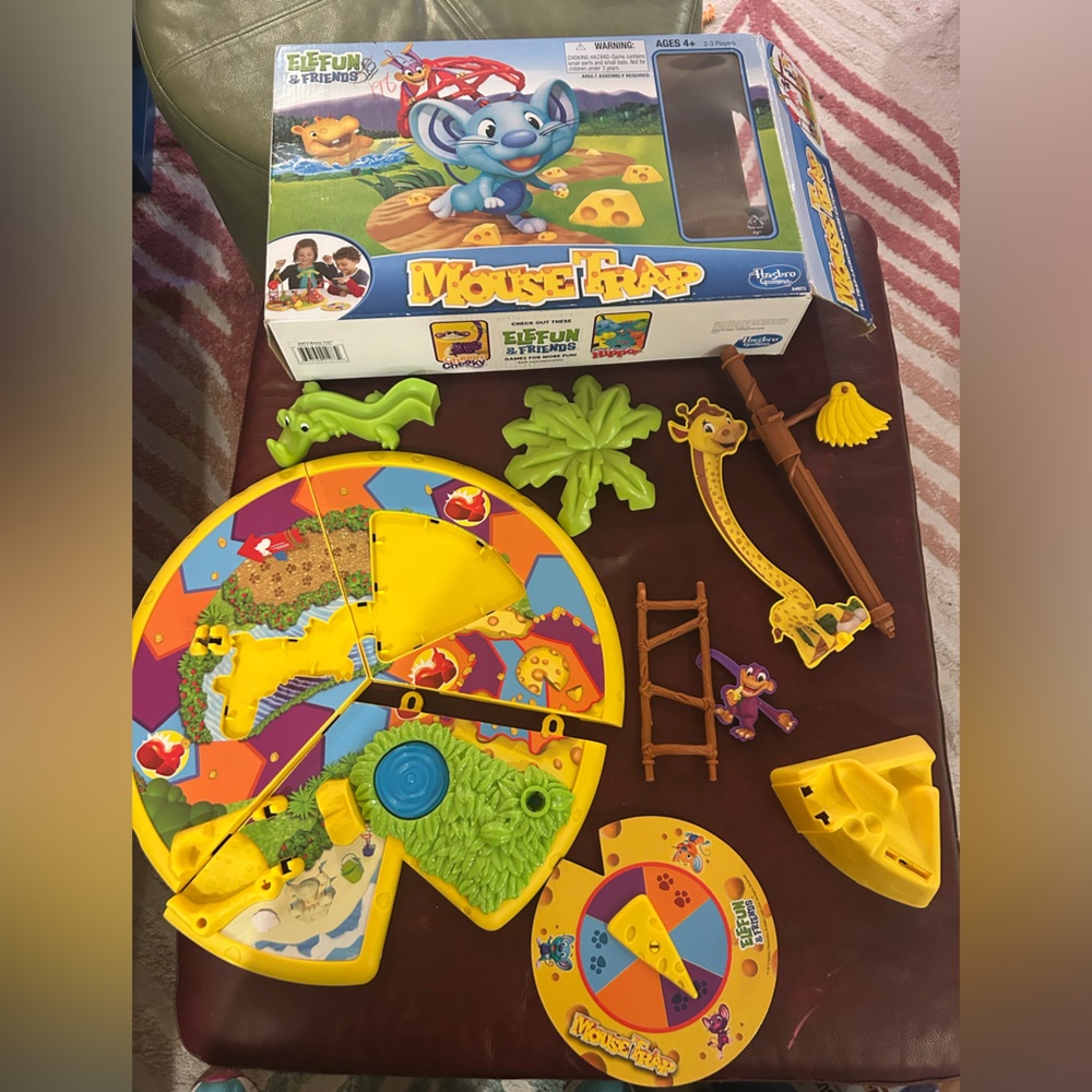 Elefun and Friends Mousetrap Replacement Parts with box